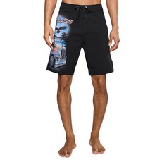 [아마존4.5+ 미국출고 212784] Hurley 남성용 팬텀 에코 Haulin 글래스 보드쇼츠 50.8cm(20인치) 블랙 33