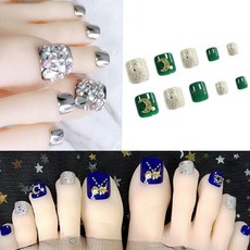 네일아트 패디큐어 붙이는 디자인 패디팁 모음1 12종, 패디큐어패디팁 - 08, 1개