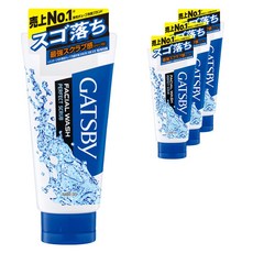 GATSBy 磨砂洗面乳, 4條, 130g