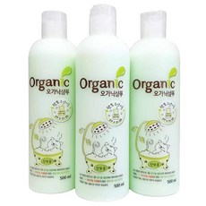 오가닉 고양이샴푸 단모용 500ml 3통, 1개, 3개