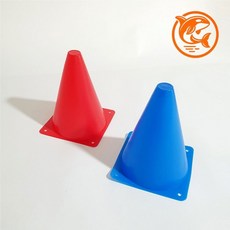 훈련콘 컬러 꼬깔 색상 훈련용 소형 도구 훈련 반려견, 1개, 레드