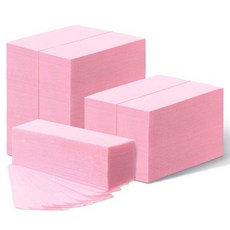 모든 피부 타입의 얼굴 및 체모 제거를 위한 핑크 비직조 왁스 스트립 1000피스 여성용 다리 가슴 등 친밀한 부위 및 얼굴용 왁스 종이 스트립, 1000피스 핑크 부직포 왁스 스트립 벌크 모든 피부