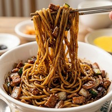 밀키트 쫄깃한 생중화면 짜장면 세트 중화생면 1kg (5인분)+짜장소스250gX5개, 2250kg, 1세트, 생중화면1kg+짜장소스250gx5개