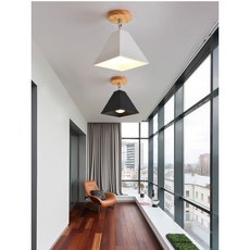 빈티지 금속 베란다 천장 램프 아메리칸 로프트 발코니 복도 조명 시골 소박한 기구, 01 Square, GD-01 12W웜