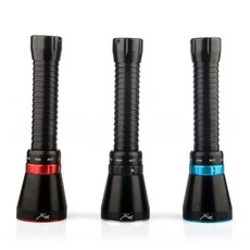 熱銷 【KK園藝】新款DX7L2專業救援應急潛水手電筒大功率LED強光遠射續航時強, 紅色套裝(26650電池+雙充)