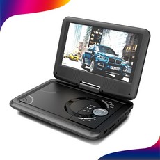 coms 포터블 휴대용 DVD 플레이더 9형 Full-HD 1800mAh 배터리 USB 재생 리모컨 컴스마트 CJ740