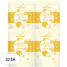 아무것도 넣지않은 동결건조 칩, 32개, 15g