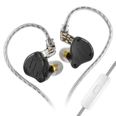KZ ZS10 PRO X HIFI 베이스 메탈 하이브리드 이어폰 스포츠 소음 차단 헤드셋 이어버드 ZSN AS16 ZSX ZEX, 01 ZS10 Pro X MIC