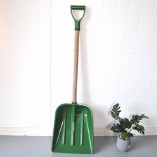 대형 다용도 넉가래 일반형 눈삽 제설 낙엽 삽자루 2개 캠핑 군부대 마당 눈치우기 주차장