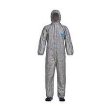 듀폰 타이벡500 뉴워크맨 플러스 5형식 6형식 작업복 정비소 카센터 내화학 보호복, 회색, 1개