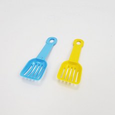햄스터 저빌 데구 친칠라 고슴도치 배변 청소 모래삽 스푼, 파랑
