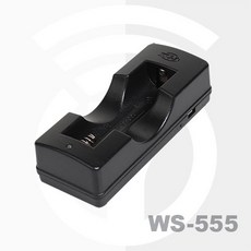 삼성 18650 1구 충전기 WS-555 배터리충전기 충전홀더 3.7V 리튬이온충전기 카리스툴, 1개, 1개입