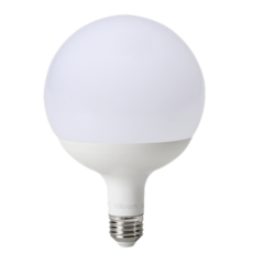 블루밍 LED 볼전구 롱타입 15W G120, 주백색, 1개