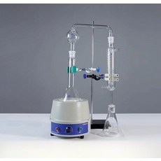 실험용 증류기 알코올 간이 분리기 과학 암모니아 유리 화학실험 연구용 실험도구, 신형 암모니아 질소 증류 가열 세트 500ml