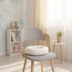 도넛방석 임산부 회음부 치질 꼬리뼈 방석 산후조리 쿠션, 블랙, 1개