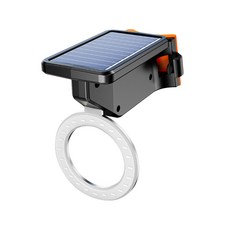 아띠꼴로 태양광 자전거 후미등 안전등 후방 전조등 라이트, 원형, 1개