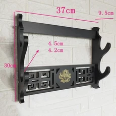 4레이어 벽 마운트 Katana 홀더 나무 세이버 스탠드 칼 디스플레이 Rapier 지원 우산 선반 주최자, 05 Style F2 Layers