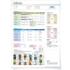 인바디230 용지 결과지 종이 프린트 출력표 500매, 성인용 결과지, 1박스, 성인용 결과지
