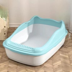 특대형 반밀폐형 고양이 화장실 모래 포집 특수 새끼 고양이용 골든 루허, 1개