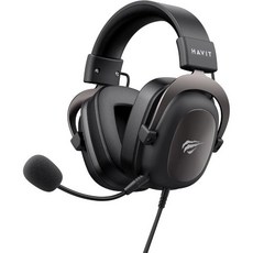 하비트 H2002d 게이밍 헤드셋 PS4 PC용 53mm 드라이버 서라운드 사운드 PS5 마이크 포함 헤드폰 내구성 알루미늄 프레임 발렌타인 선물 남성용, 하비트 H2002d 게이밍 헤드셋 PS4 PC용 53m