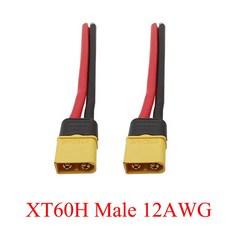 2개 남성 여성 XT30 XTR30U 커넥터 케이블 XT60 XT60H 플러그 XT90, XT60H M