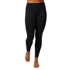 Hanes EcoSmart 하이 웨이스트 쉐이핑 레깅스 블랙. M