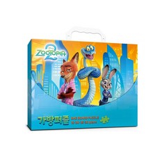 디즈니 주토피아2 가방퍼즐 15 20 25 30피스, 1개