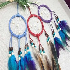 구름 드림캐쳐스카이 깃털장식