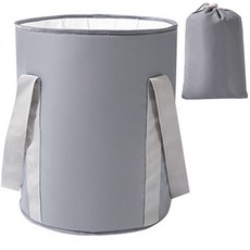 생긋 휴대용 접이식 발 족욕기 대형, 1개, 그레이