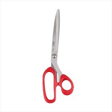 신도 제우스 주방 가위 10756 빨간색 전체 길이 240mm 주방 요리 고기 해물 테이블 한손 가위 업소용 가정용