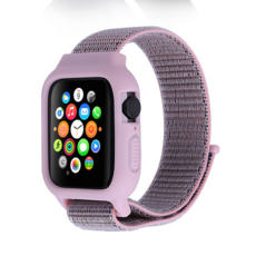 MOHARLAB Apple Watch 矽膠運動錶帶, 04淺粉