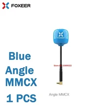 폭시어 오리지널 롤리팝 4 플러스 FPV 안테나 5.8G 2.6Dbi RHCP SMA UFL MMCX 옴니 LDS 레이싱 드론용, 01 1PCS Blue MMCX A, 1개