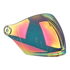 프로라이더스 예마370 전용 쉴드 반모 오토바이 가벼운 스쿠터 하이바 하프페이스 여름 헬멧, 레드미러