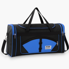 핫쏘잇 다중포켓 빅사이즈 대용량 더플백, 블루, 1개