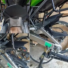 오토바이 뒷 타이어 휠 펜더 후방 머드 가드, 1개, 1. Carbon Fiber Pattern