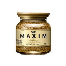 AGF MAXIM 箴言金咖啡 濃郁香氣 80g, 1個