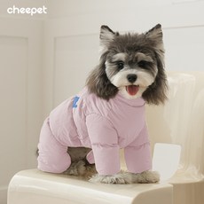 강아지 4발 솜옷 중소형 봄가을겨울, 1개, 초록색