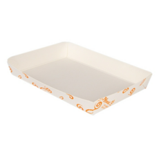 U&PACK 方形紙托盤 一次性餐盤 205 x 145 mm, 100個, 1入