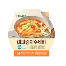 대파김치수제비, 2개, 214g