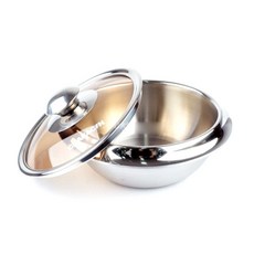 인덕션뚝배기 가마솥밥 누룽지 스텐냄비 22호 솥냄비, 1개, 스텐, 22cm