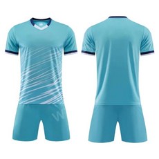 족구 의류 남자 축구 배구 유니폼 반바지 반티 운동복 성인 훈련 3XL, L, 레이크 블루