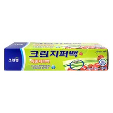 크린랩 크린지퍼백, 대(L), 20개입, 1개