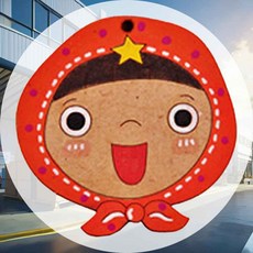 보자기 소녀 3T 10개입 연결구멍O 목재아트키트 방과후수업 방학숙제 체험학습 어린이창작교구 우드아트