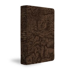 (영문도서)KJV Majestic Illuminated Bible (Brown Leatherluxe) Leather, Faithwords, English, 9781546009771