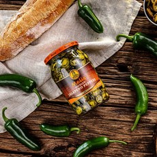 멜리스 그린 할라피뇨 병조림 고추피클 할라피뇨고추, 1개, 650g