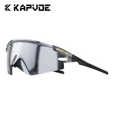 KAPVOE 카프보에 자전거 고글 스포츠 선글라스 편광 자외선 차단 고대비 K410, K410-Q-1L-01, 1개