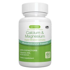 鈣鎂&維他命複合錠, 1個, 60顆