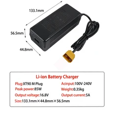 4S 14.4V 전기 드릴 리튬 배터리 팩 DC 커넥터 용 5A, 03 XT90 M, 03 US Plug