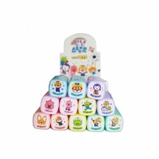 모드니상점 그린피앤에스 뽀로로 칭찬 만년스탬프 사각, 본상품선택, 1개