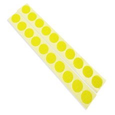 무결 점착 테이프 원형 20mm 무점착테이프, 주황